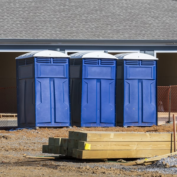 how do i determine the correct number of portable restrooms necessary for my event in Hartly